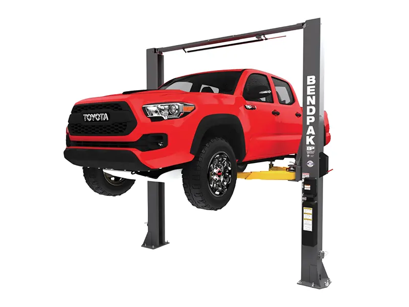 Cầu nâng 2 trụ Bendpak 10AP 4.5 tấn cổng trên | Công nghệ Mỹ