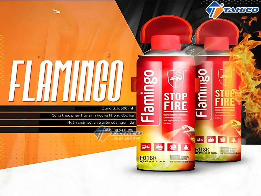 Bình bọt chữa cháy Flamingo Stop Fire F018R