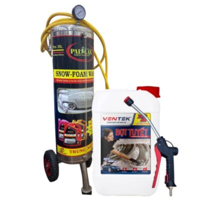 Bình bọt tuyết Palas tặng kèm 1 can foam cheap 20L và súng jully cao cấp