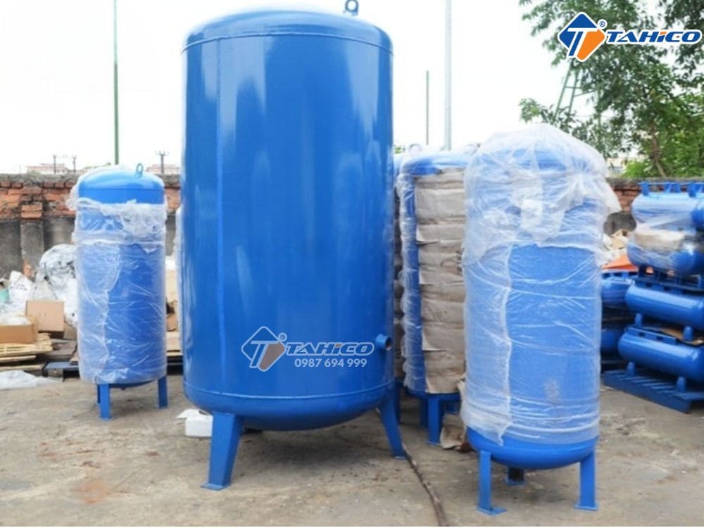 Bình chứa khí nén 5000 lít 10 bar | dày 8mm, 10mm