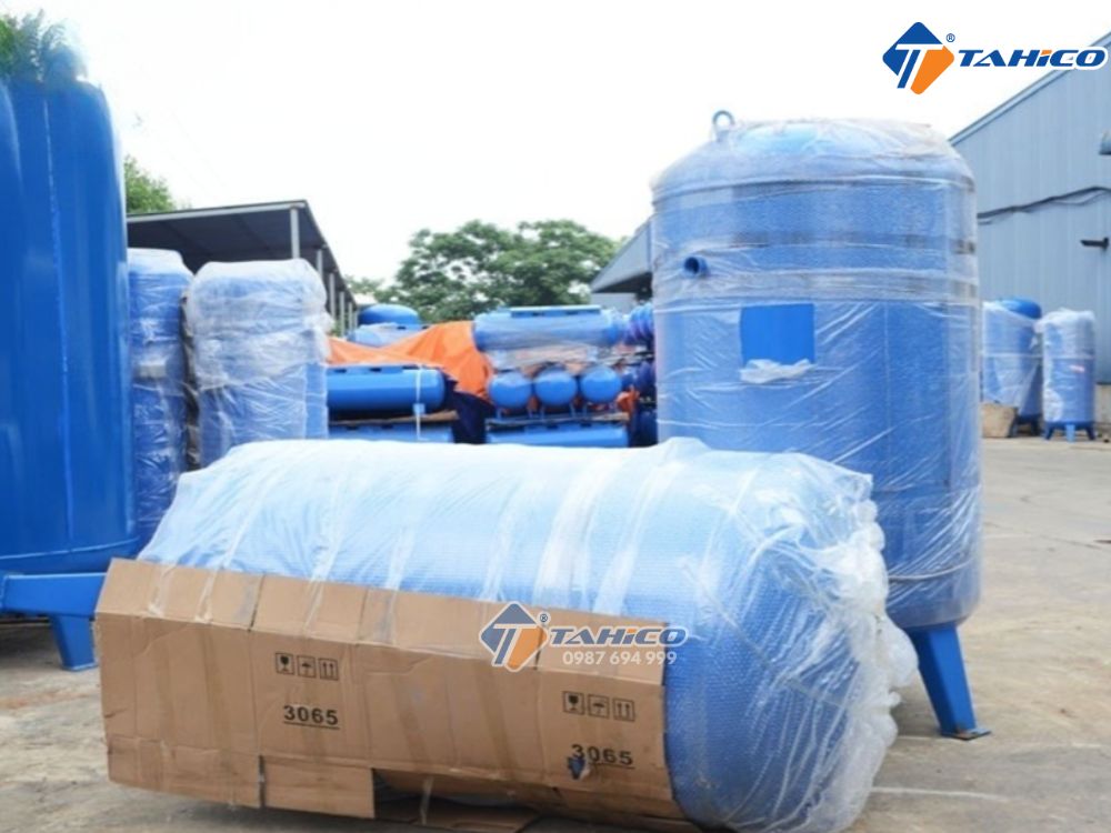 Bình chứa khí nén 5000 lít 10 bar | dày 8mm, 10mm
