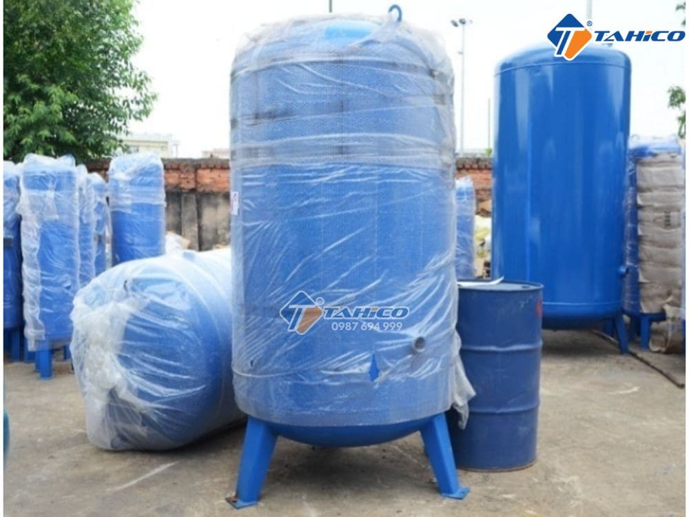 Bình chứa khí nén 5000 lít 10 bar | dày 8mm, 10mm