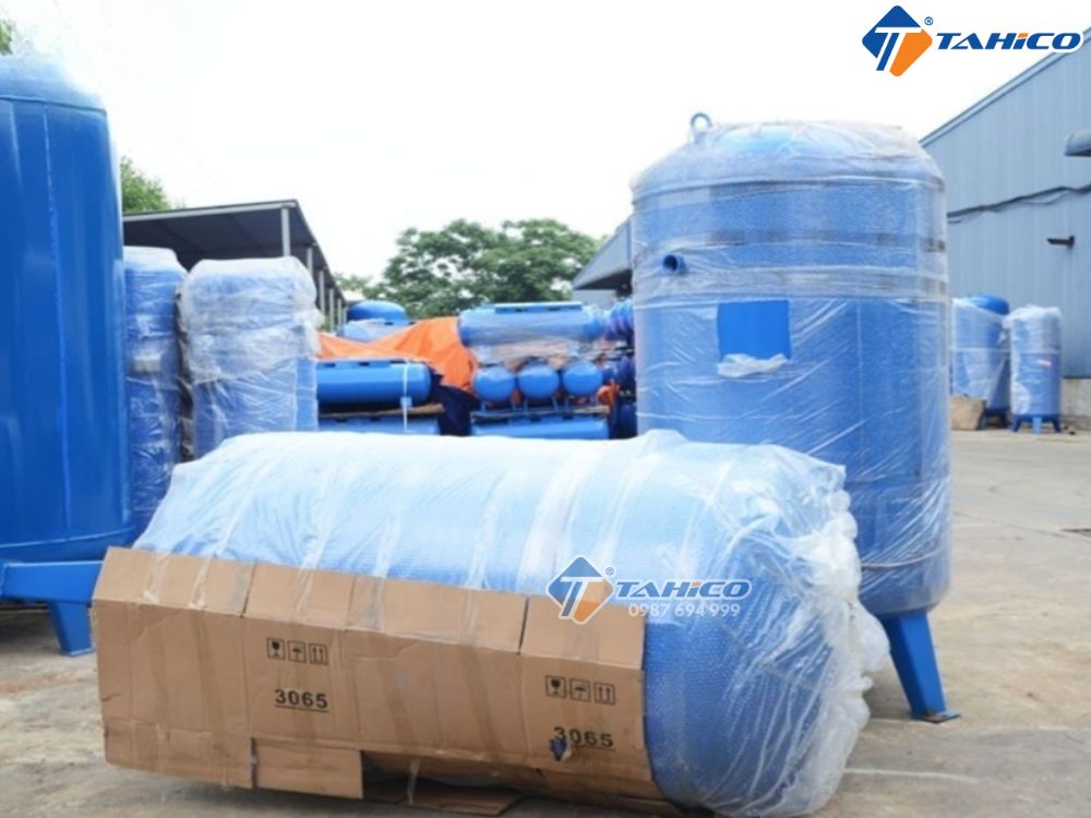 Bình chứa khí nén 6000 lít 10 bar dày 10mm