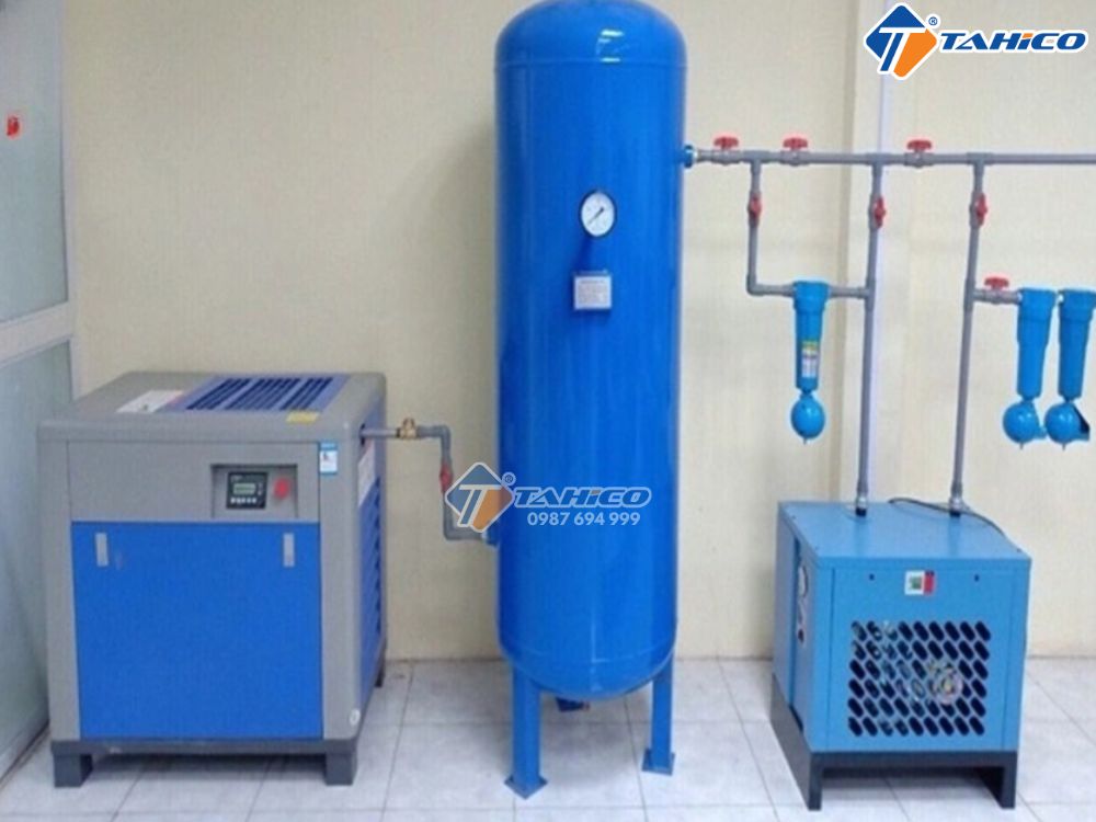 Bình chứa khí nén 8000 lít 10 bar dày 10mm