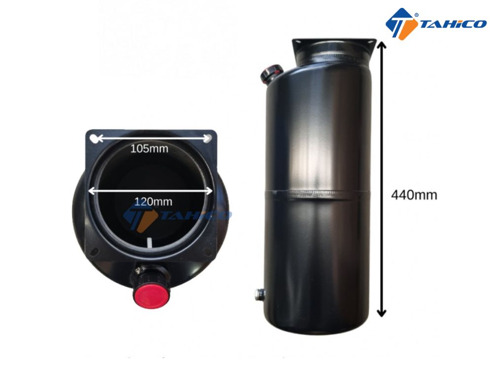 Bình dầu sắt/nhựa cầu nâng 2 trụ 14 lít