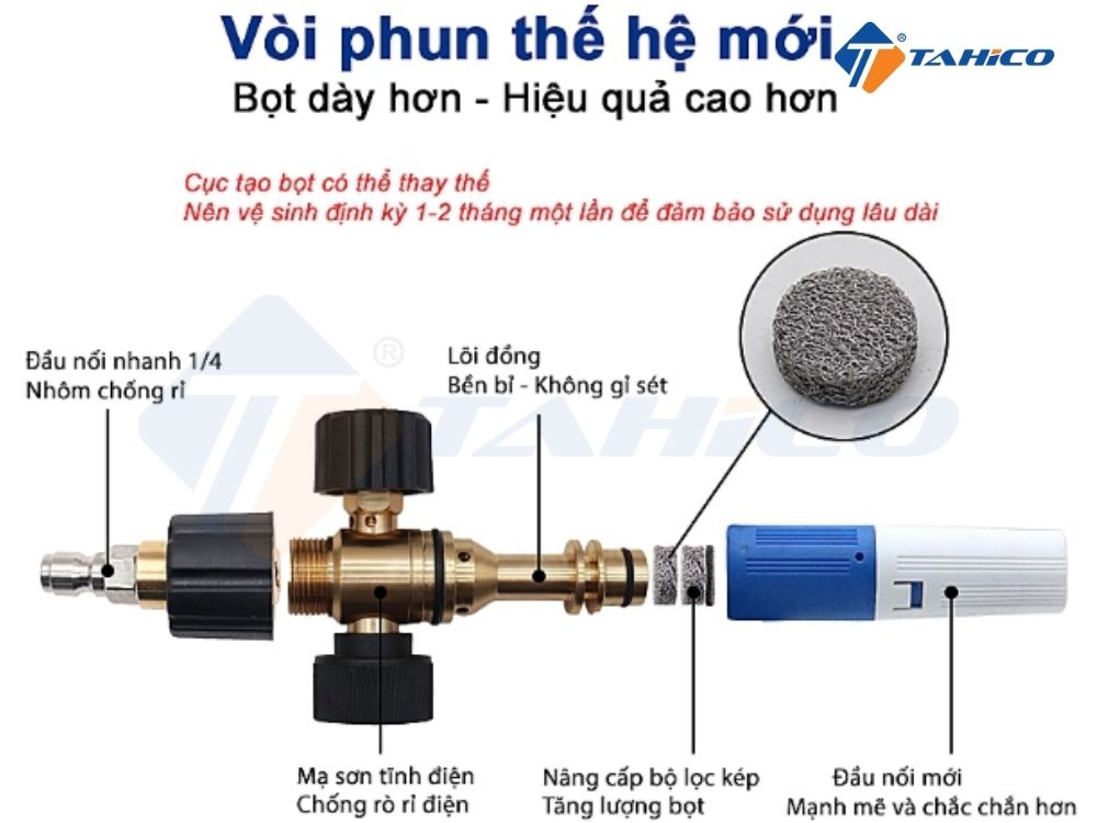 Bình PA tạo bọt tuyết NK 1 lít