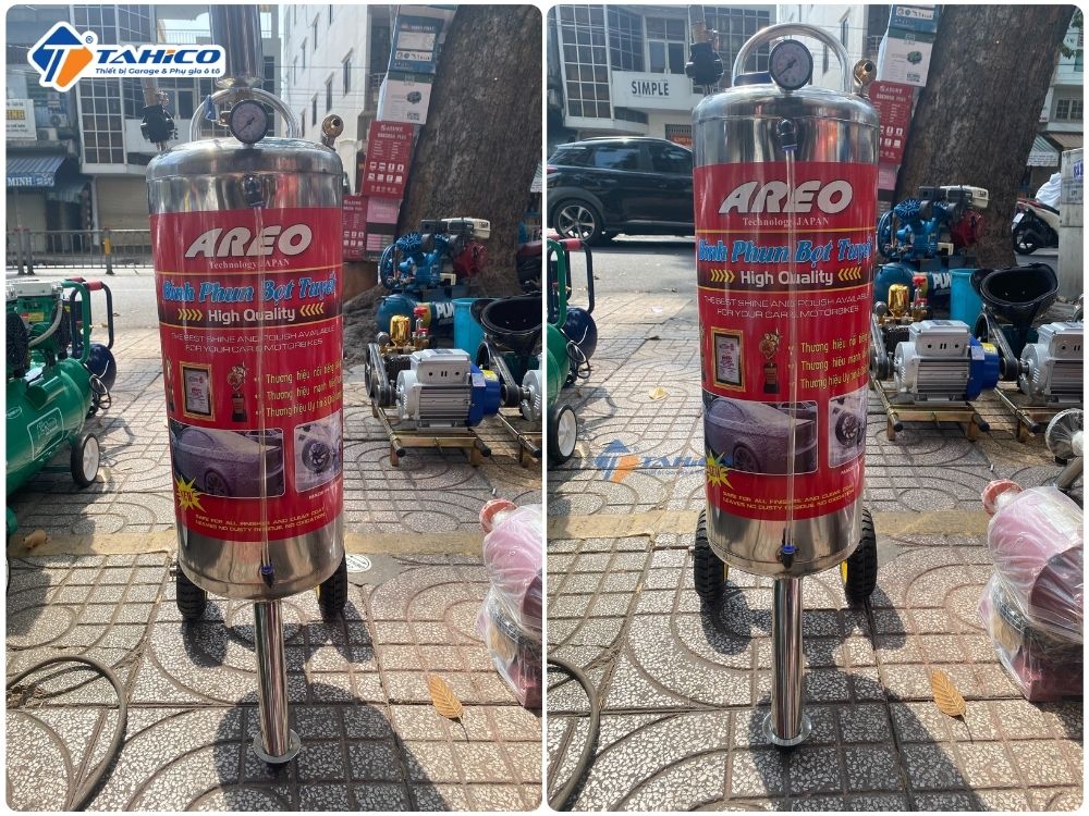 Đặc điểm bình phun bọt tuyết Inox Areo 18-80 lít