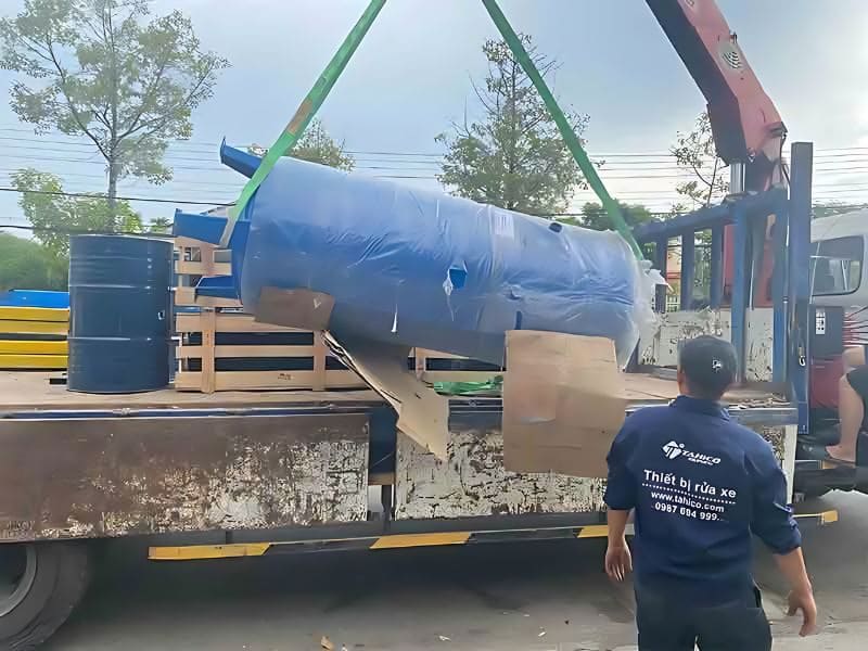 Vận chuyển bình chứa khí nén