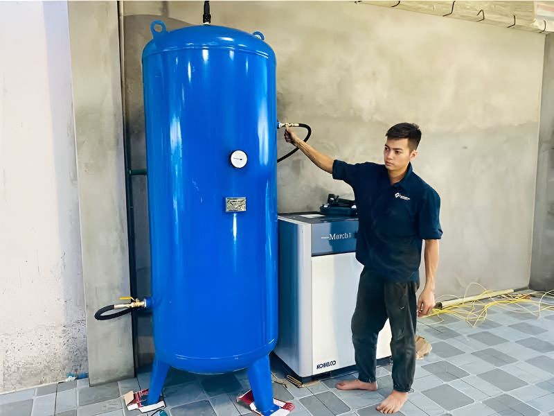 Bình tích khí Pegasus 3000L áp thường BCKT3000