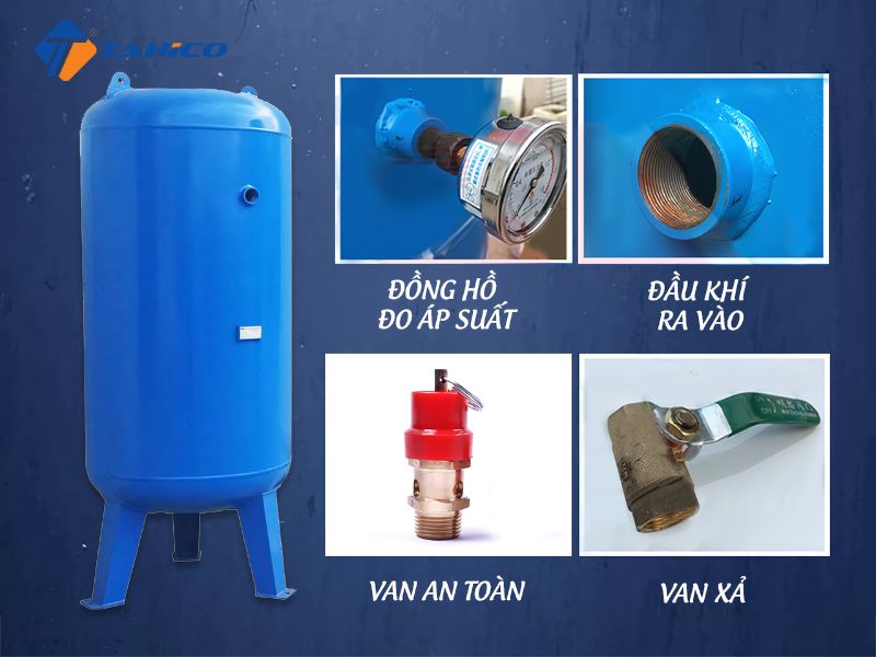 Bình tích khí Pegasus 1000L áp thường BCKT1000