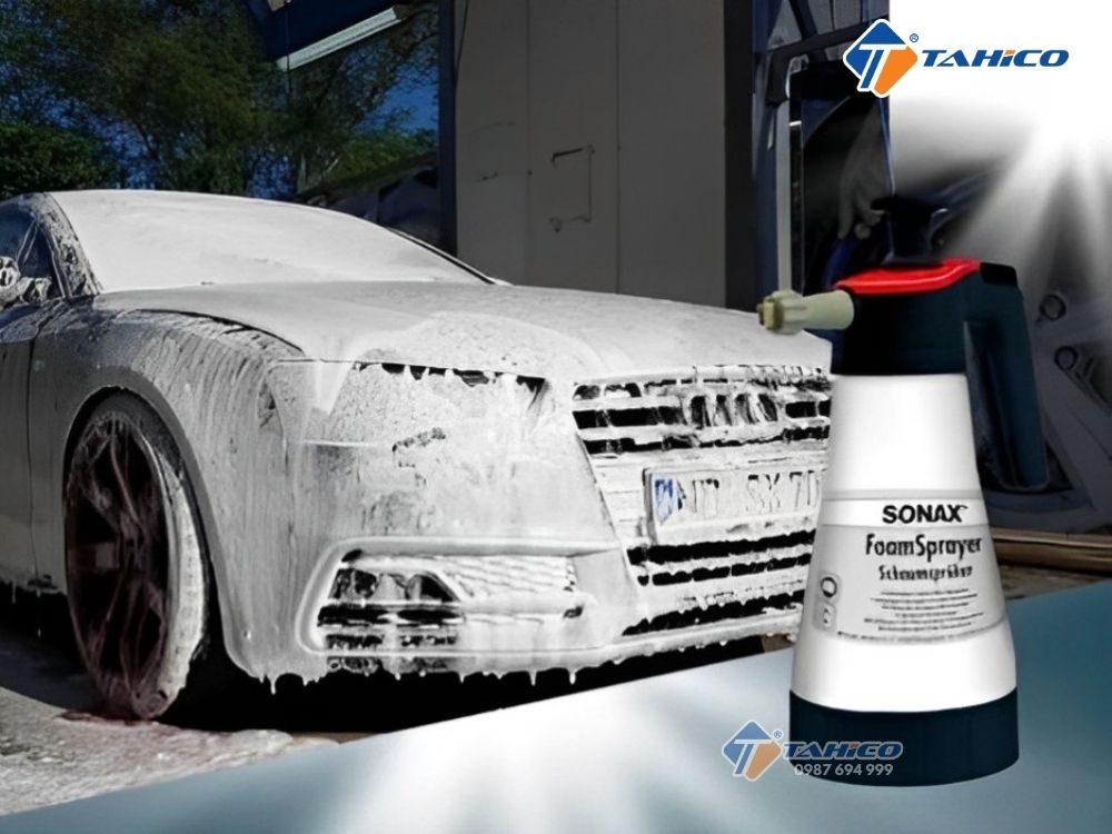 Bình xịt bọt tuyết cầm tay Sonax Foam Sprayer 04965 1 lít