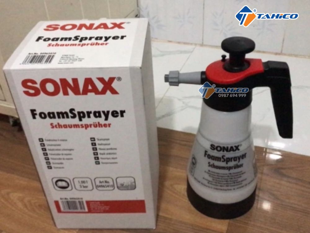 Bình xịt bọt tuyết cầm tay Sonax Foam Sprayer 04965 1 lít