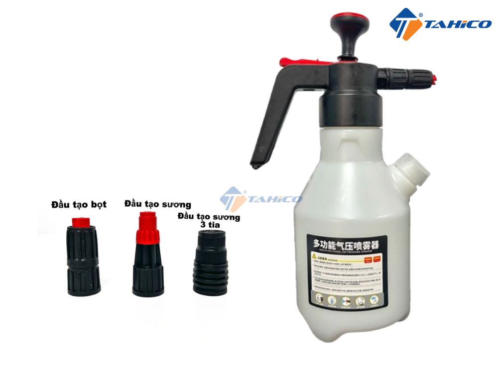 Bình xịt tạo bọt cầm tay GS G-T035B 3 đầu 2 lít