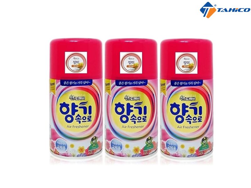 Bình xịt khử mùi ô tô chống say xe Hàn Quốc