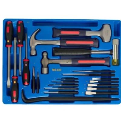 Bộ búa đục đột xà cầy tuốc nơ vít Genius MS-023 | 23 món