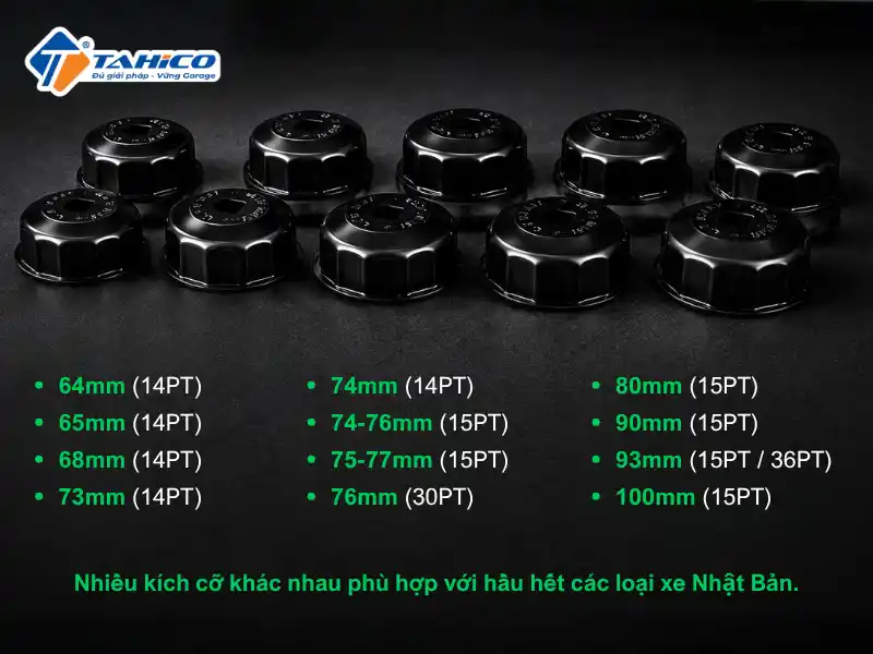 Bộ cảo mở lọc dầu Toptul JGAI1401 – 14 món