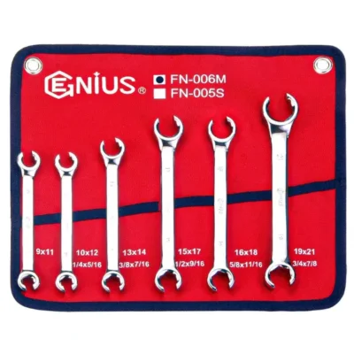 Bộ cờ lê mở đai ốc loe loại bóng Genius FN-006M | 6 chiếc hệ mét