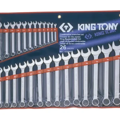 Hình ảnh sản phẩm Bộ cờ lê vòng miệng Kingtony 1226MR 26 món, 6-32mm