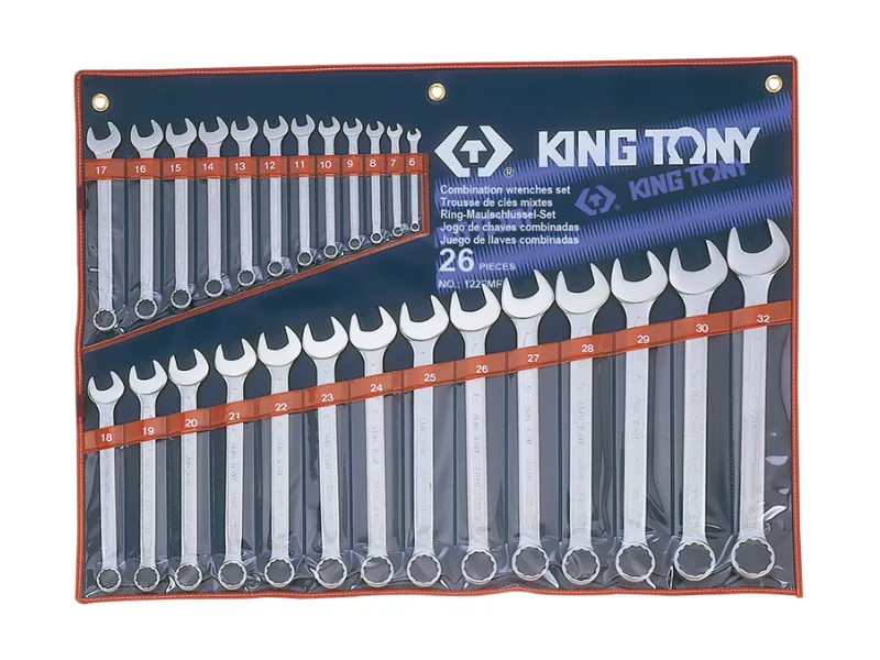 Hình ảnh sản phẩm Bộ cờ lê vòng miệng Kingtony 1226MR 26 món, 6-32mm