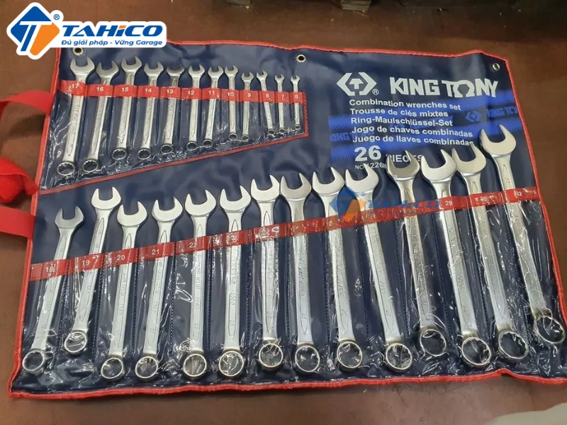 Bộ cờ lê vòng miệng Kingtony 1226MR 26 món, 6-32mm