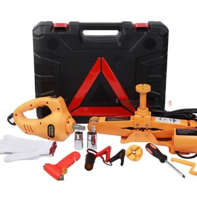 Đặc điểm bộ cứu hộ lốp 2in1 OEM GXE02 12V | Kích nâng cắt kéo và máy vặn ốc