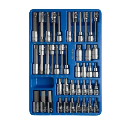 Bộ đầu vặn lục giác, hoa thị và hoa khế Genius MS-442B | 42 chi tiết