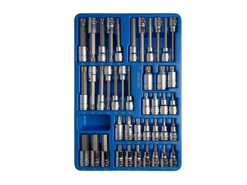Bộ đầu vặn lục giác, hoa thị và hoa khế Genius MS-442B | 42 chi tiết