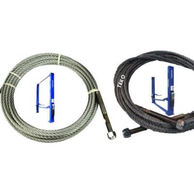 Bộ dây cáp cầu nâng 2 trụ Trung Quốc giằng trên dưới