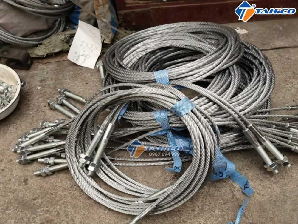 Bộ dây cáp cầu nâng 2 trụ Trung Quốc