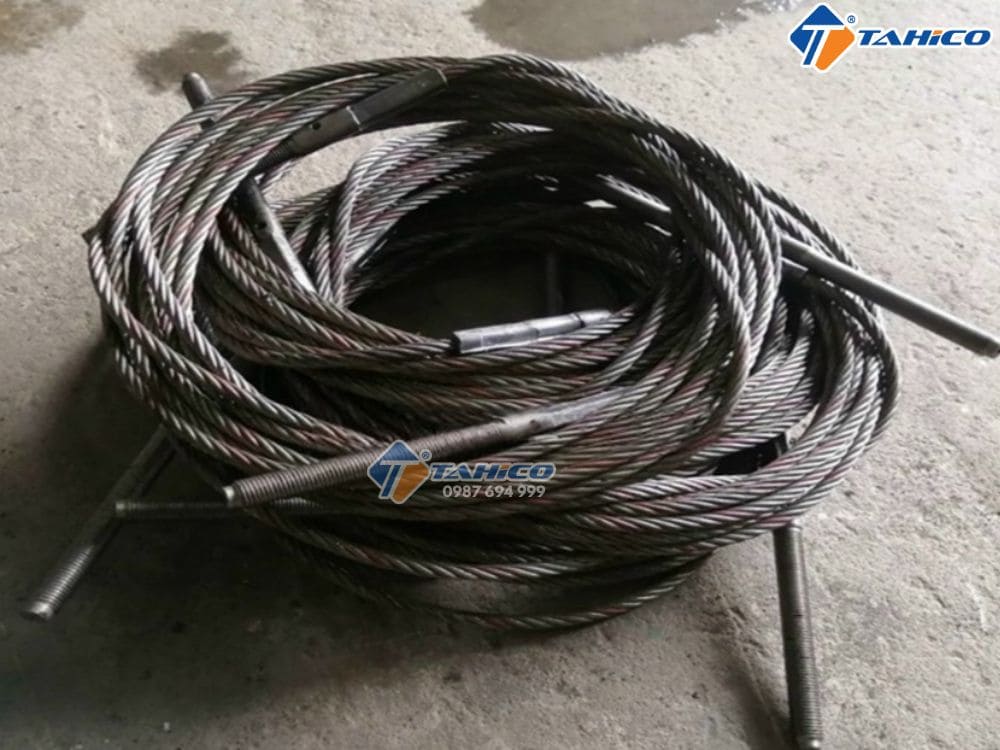 Bộ dây cáp cầu nâng 4 trụ Trung Quốc