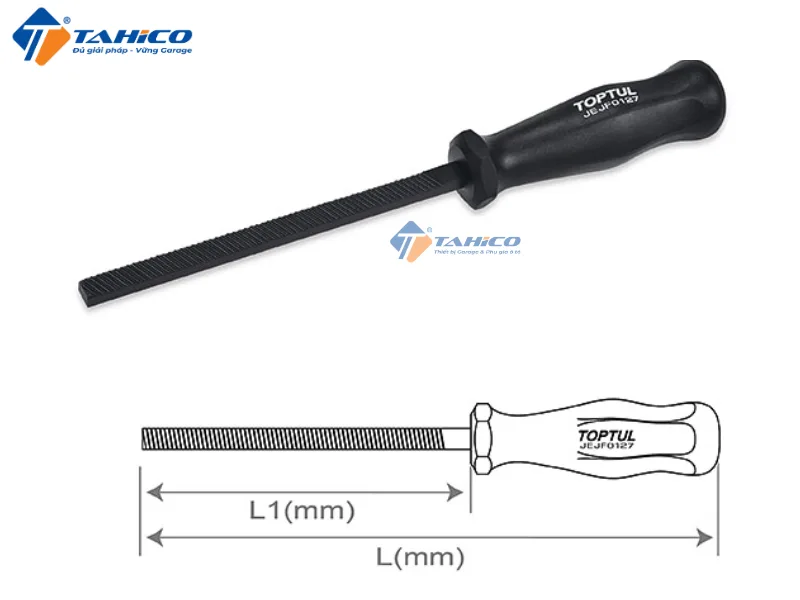 Hình ảnh sản phẩm Bộ dũa đa năng 8 inch Toptul GTA0532 - 5 chi tiết