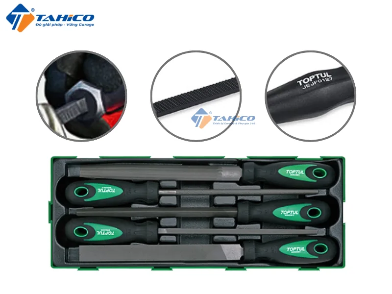 Hình ảnh sản phẩm Bộ dũa đa năng 8 inch Toptul GTA0532 - 5 chi tiết