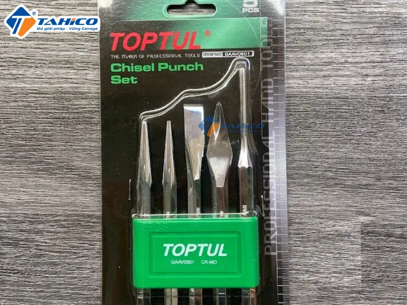 Hình ảnh sản phẩm Bộ đục Toptul GAAV0501 - 5 món