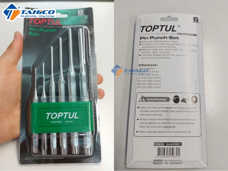 Hình ảnh sản phẩm Bộ đục Toptul GAAV0601 - 6 món