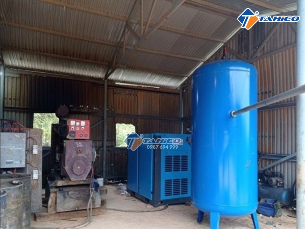 Bộ hệ thống khí nén Lucky PM175A 132kw/175hp