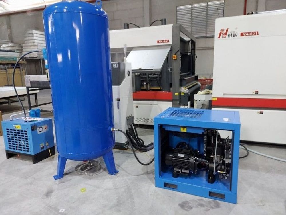 Bộ hệ thống khí nén Lucky PM175A 132kw/175hp