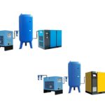 Bộ hệ thống khí nén & trục vít Lucky 75kw/100hp