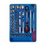 Bộ khẩu tay vặn đầu 1/2″ hệ mét Genius MS-437M | 37 chiếc