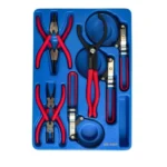 Bộ kìm mở phe và đai xiết ống lọc dầu Genius MS-008R | 8 chiếc