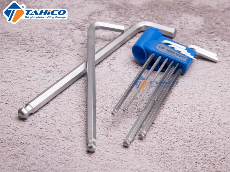 Hình ảnh sản phẩm Bộ lục giác 1 đầu bi Kingtony 20109MR - Rất dài, 9 cây