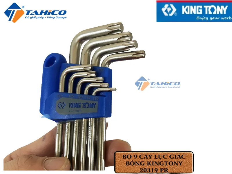 HÌnh ảnh sản phẩm Bộ lục giác đầu bông Kingtony 20319PR 9 cây