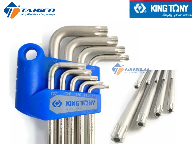 HÌnh ảnh sản phẩm Bộ lục giác đầu bông Kingtony 20319PR 9 cây
