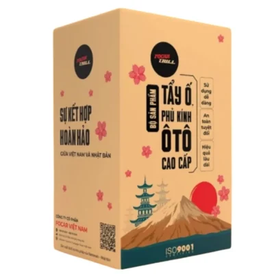 Bộ sản phẩm tẩy ố, phủ ceramic kính Focar & Trill 30ml, 100ml
