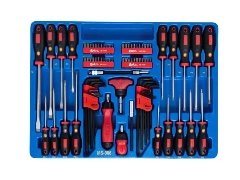 Bộ tuốc nơ vít và lục giác Genius MS-086 | 86 món