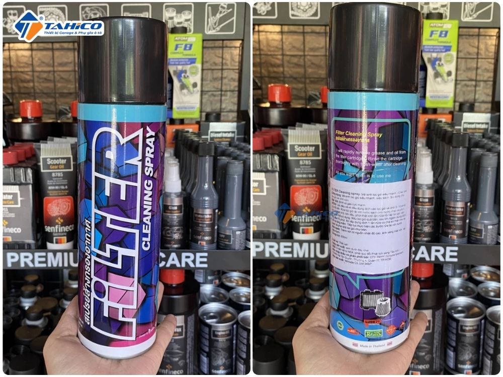 Bảo dưỡng lọc gió Lube71 Filter Cleaning Spray