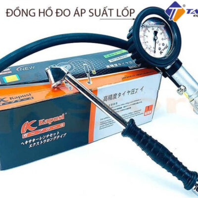 Bơm lốp đồng hồ khí nén 3 chức năng Kapusi Nhật Bản
