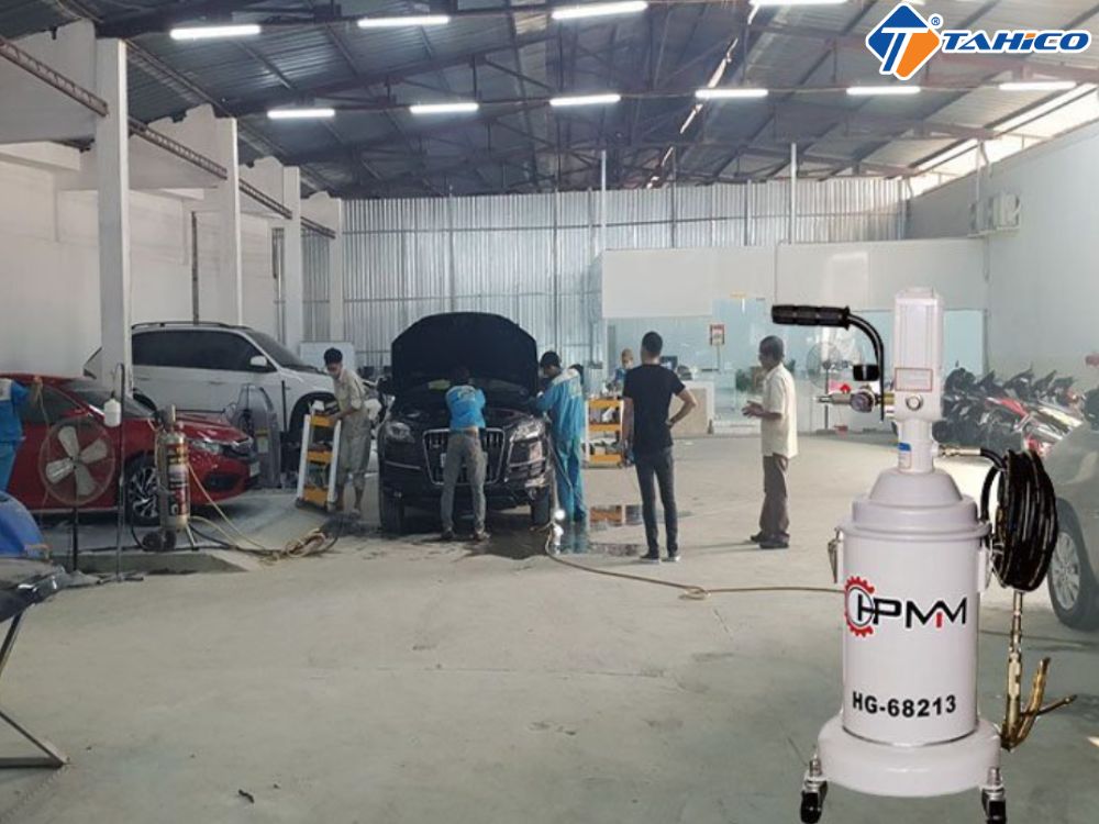 Bơm mỡ khí nén HPMM HG-68213 13 lít