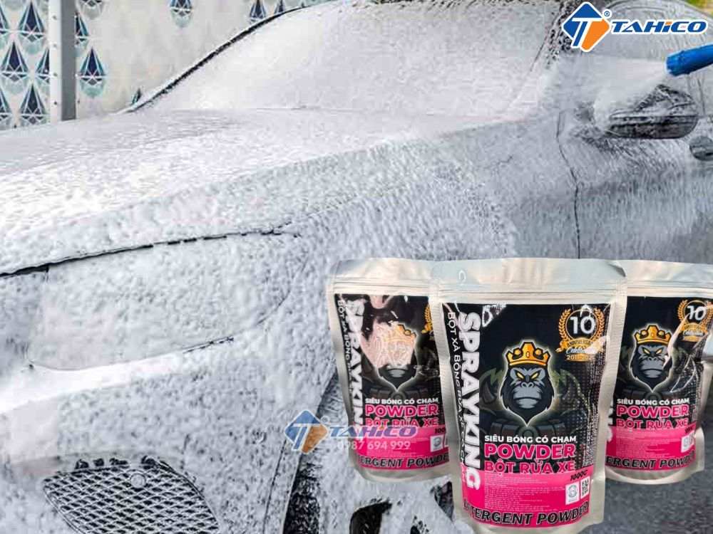 Bột rửa xe có chạm Sprayking Powder 1kg | Siêu bóng