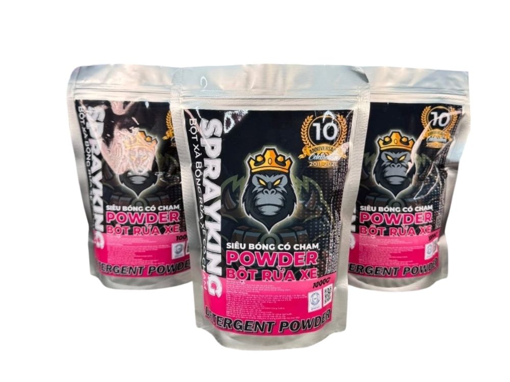 Bột rửa xe có chạm Sprayking Powder 1kg | Siêu bóng