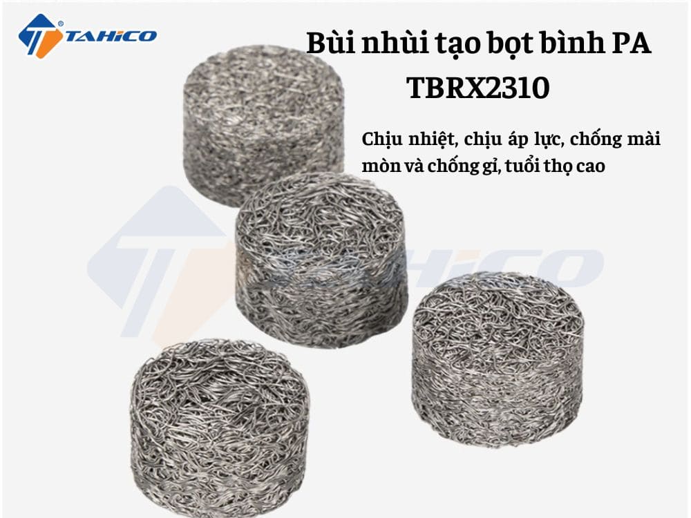 Cục tạo bọt tuyết bằng thép – Đầu lọc tạo bọt tuyết